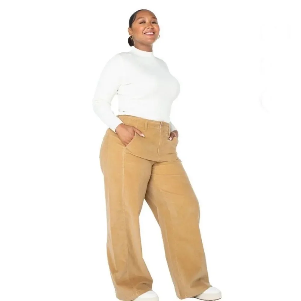 Celebrity Pink High Rise Corduroy Wide Leg Pants Size 11/30